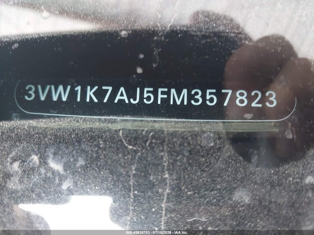 Aukcja sprzedaży 2015 Volkswagen Jetta 2.0l S, vin: 3VW1K7AJ5FM357823, numer aukcji: 45626703