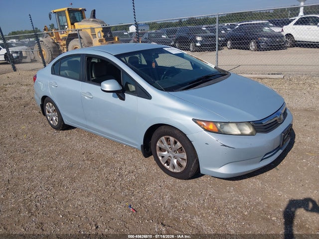Aukcja sprzedaży 2012 Honda Civic Lx, vin: 19XFB2F50CE033157, numer aukcji: 45626810