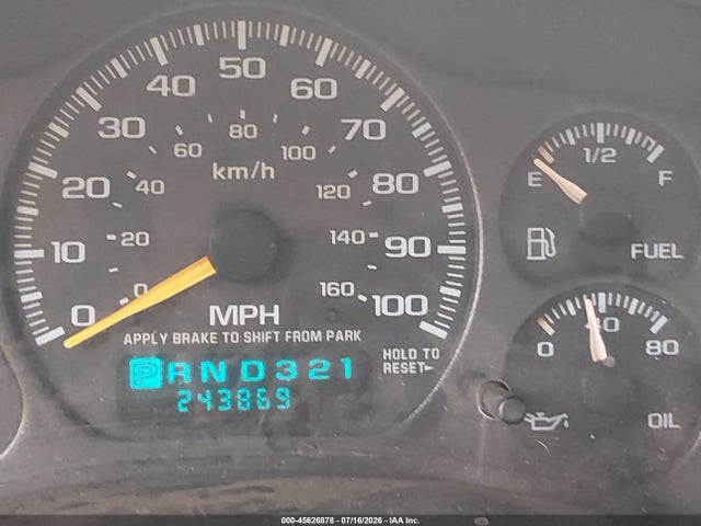 Aukcja sprzedaży 2000 Gmc Sierra 1500 Sle, vin: 1GTEK19T6YE283750, numer aukcji: 45626878