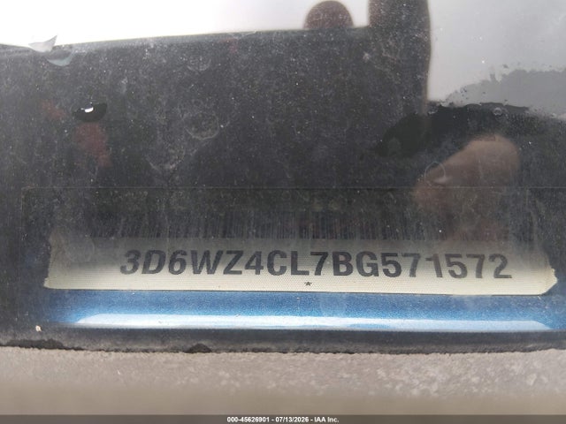 Продаж на аукціоні авто 2011 Ram Ram 3500 Hd Chassis St/slt/laramie, vin: 3D6WZ4CL7BG571572, номер лоту: 45626901