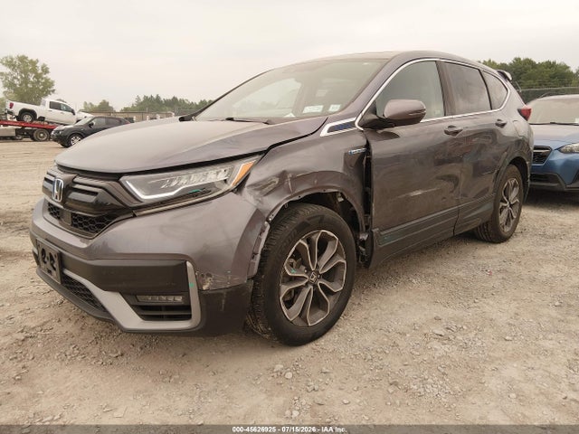 2022 Honda Cr-v Hybrid Ex მანქანა იყიდება აუქციონზე, vin: 5J6RT6H57NL044126, აუქციონის ნომერი: 45626925