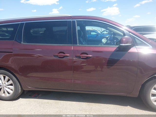2017 Kia Sedona Ex მანქანა იყიდება აუქციონზე, vin: KNDMC5C14H6255656, აუქციონის ნომერი: 45627144