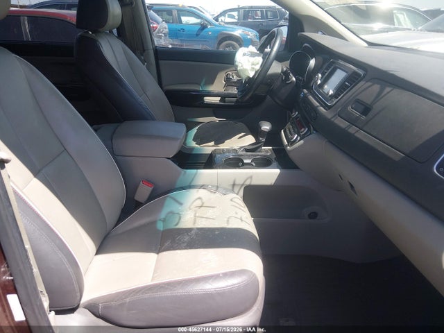 2017 Kia Sedona Ex მანქანა იყიდება აუქციონზე, vin: KNDMC5C14H6255656, აუქციონის ნომერი: 45627144