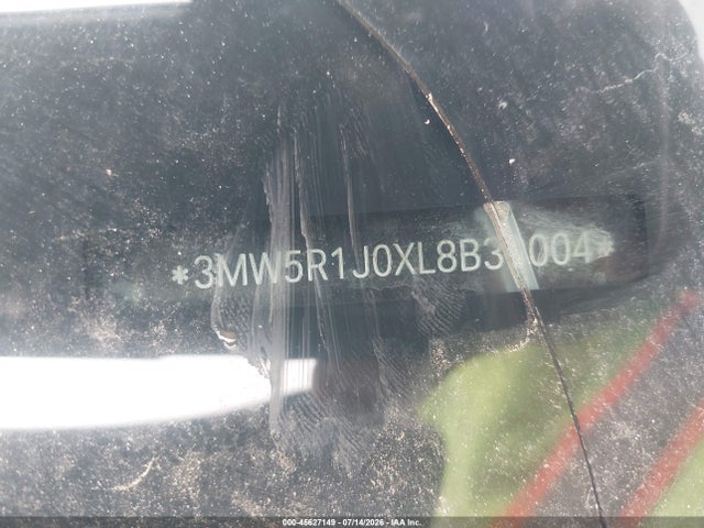 Aukcja sprzedaży 2020 Bmw 330i, vin: 3MW5R1J0XL8B30004, numer aukcji: 45627149