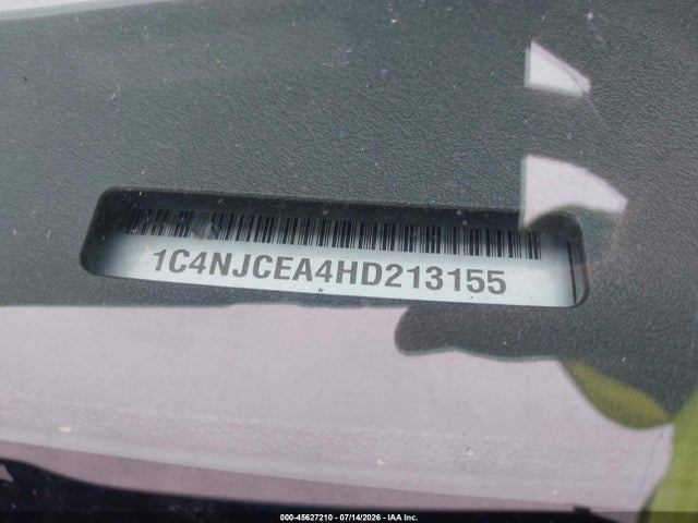 Aukcja sprzedaży 2017 Jeep Compass Latitude, vin: 1C4NJCEA4HD213155, numer aukcji: 45627210