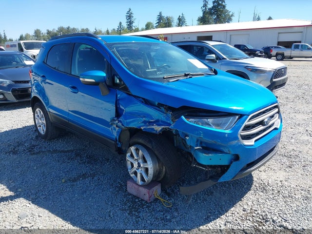 2018 Ford Ecosport Se მანქანა იყიდება აუქციონზე, vin: MAJ3P1TEXJC191891, აუქციონის ნომერი: 45627221