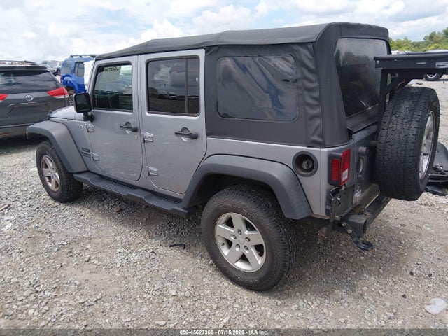 2017 Jeep Wrangler Unlimited Sport მანქანა იყიდება აუქციონზე, vin: 1C4BJWDG3HL689901, აუქციონის ნომერი: 45627366