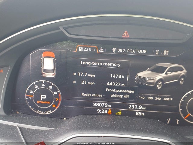 Продажа на аукционе авто 2019 Audi Q7 55 Premium, vin: WA1VAAF75KD008680, номер лота: 45627397