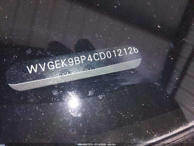 Aukcja sprzedaży 2012 Volkswagen Touareg Tdi Lux, vin: WVGEK9BP4CD012126, numer aukcji: 45627575