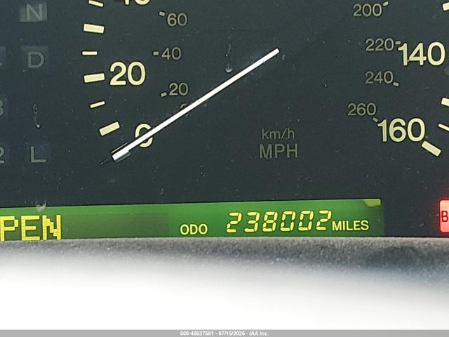 45627581 :رقم المزاد ، JT8BH28F4Y0181572 vin ، 2000 Lexus Ls 400 مزاد بيع