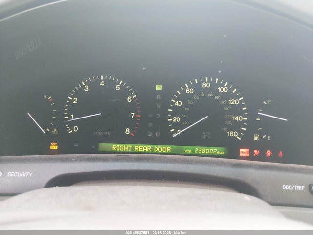 45627581 :رقم المزاد ، JT8BH28F4Y0181572 vin ، 2000 Lexus Ls 400 مزاد بيع