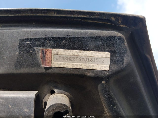 45627581 :رقم المزاد ، JT8BH28F4Y0181572 vin ، 2000 Lexus Ls 400 مزاد بيع