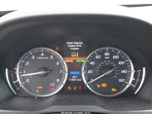 45627588 :رقم المزاد ، 5J8YD4H50LL017108 vin ، 2020 Acura Mdx Technology Package مزاد بيع