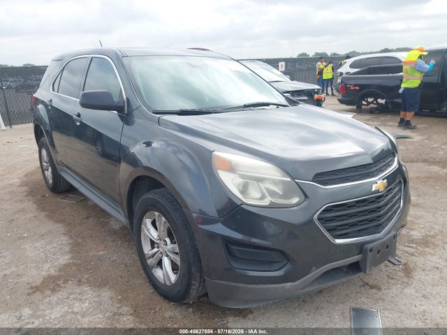 2017 Chevrolet Equinox Ls მანქანა იყიდება აუქციონზე, vin: 2GNALBEK4H1514281, აუქციონის ნომერი: 45627594