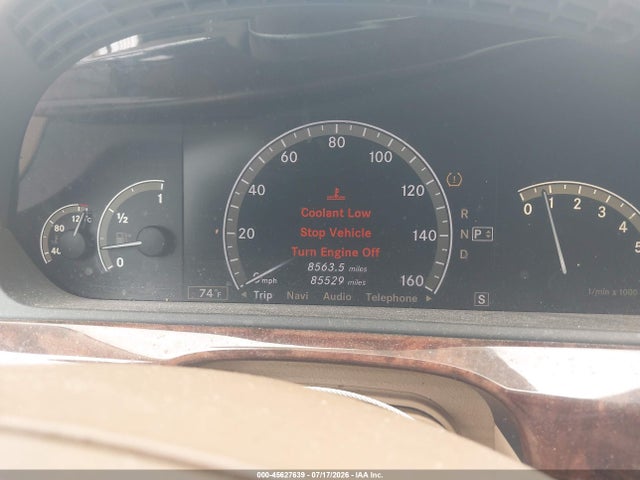 Aukcja sprzedaży 2008 Mercedes-benz S 550 4matic, vin: WDDNG86X38A177769, numer aukcji: 45627639