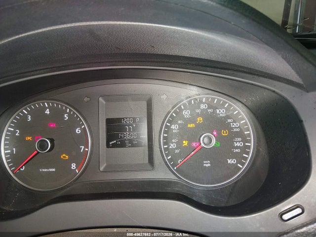 2012 Volkswagen Jetta 2.5l Se მანქანა იყიდება აუქციონზე, vin: 3VWDP7AJXCM321183, აუქციონის ნომერი: 45627682