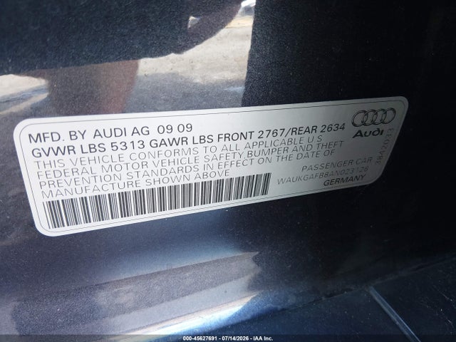 Продаж на аукціоні авто 2010 Audi A6 3.0 Premium, vin: WAUKGAFB8AN023126, номер лоту: 45627691