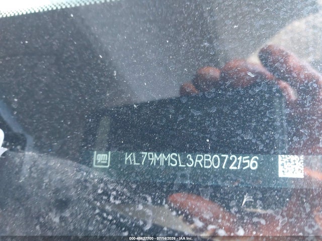 KL79MMSL3RB072156 Chevrolet Trailblazer Fwd Ls