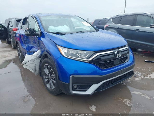 45627757 :رقم المزاد ، 7FARW1H88ME010535 vin ، 2021 Honda Cr-v 2wd Ex-l مزاد بيع