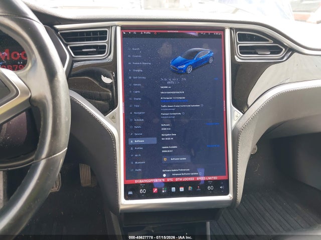 Tesla Model S 70d/85d/p85d 2015 5YJSA1H22FF087976 Image 19