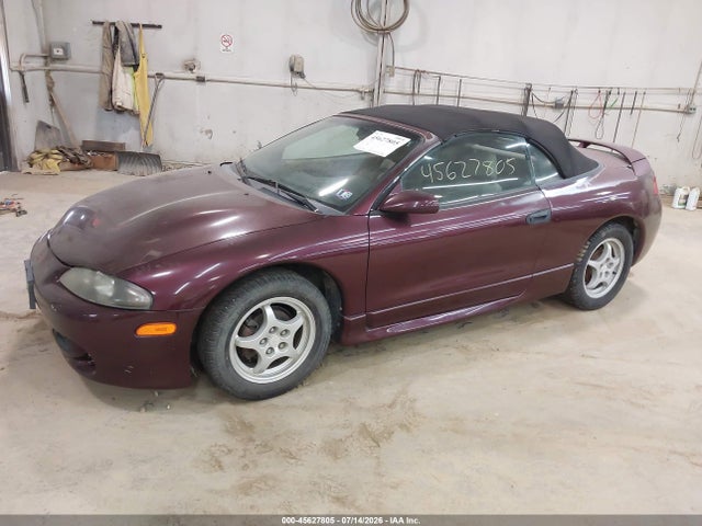 45627805 :رقم المزاد ، 4A3AX35G3WE058099 vin ، 1998 Mitsubishi Eclipse Spyder Gs مزاد بيع