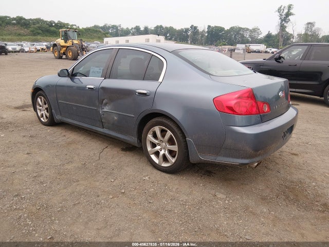 2006 Infiniti G35x მანქანა იყიდება აუქციონზე, vin: JNKCV51FX6M604847, აუქციონის ნომერი: 45627835