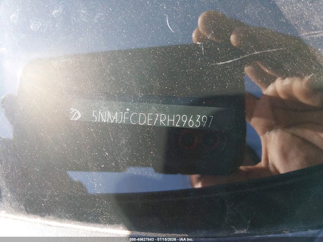45627843 :رقم المزاد ، 5NMJFCDE7RH296397 vin ، 2024 Hyundai Tucson Sel مزاد بيع