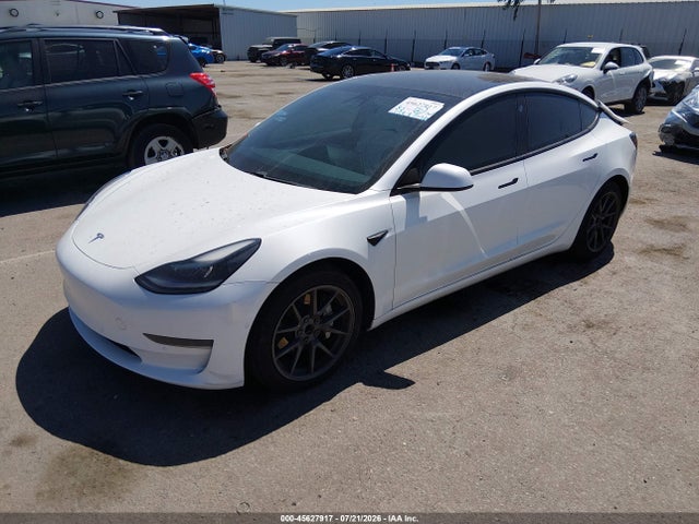 Tesla Model 3 Standard Range Plus Rear-wheel Drive 2021 5YJ3E1EA2MF018593 Image 2