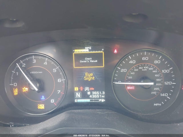 45628018 :رقم المزاد ، JF2GTAPC4P8296553 vin ، 2023 Subaru Crosstrek Premium مزاد بيع