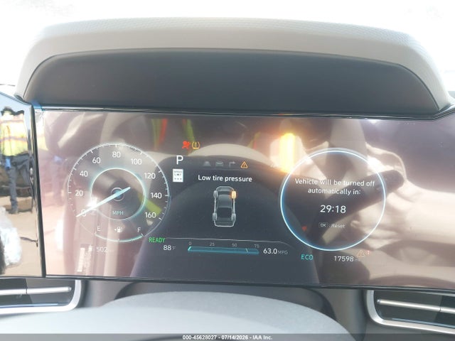 KMHLM4DJ7RU116146 Hyundai Elantra Hybrid Blue