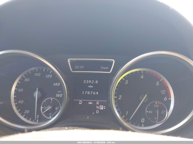2012 Mercedes-benz Ml 350 Bluetec 4matic მანქანა იყიდება აუქციონზე, vin: 4JGDA2EB8CA095292, აუქციონის ნომერი: 45628033