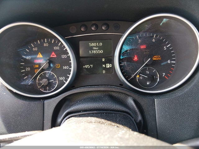 Auction sale of the 2010 Mercedes-benz Ml 350 4matic, vin: 4JGBB8GBXAA558809, lot number: 45628063
