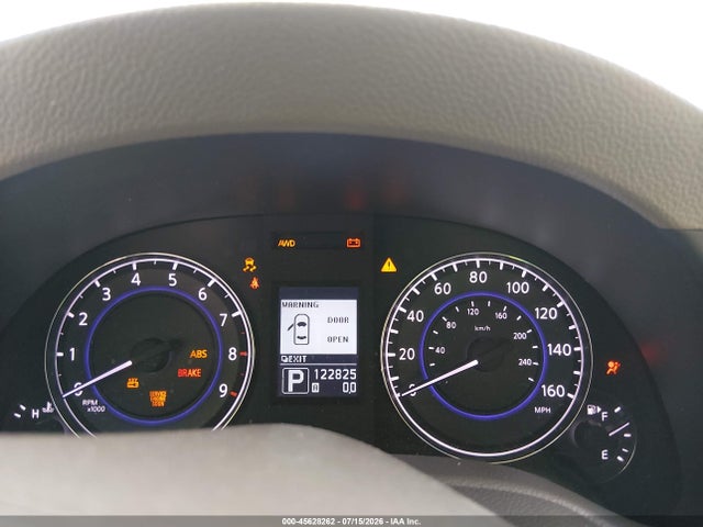 2012 Infiniti G37x მანქანა იყიდება აუქციონზე, vin: JN1CV6EL8CM473455, აუქციონის ნომერი: 45628262