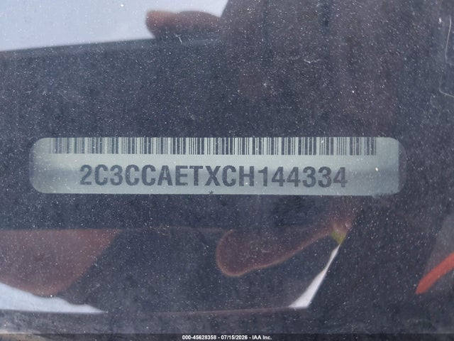45628358 :رقم المزاد ، 2C3CCAETXCH144334 vin ، 2012 Chrysler 300c مزاد بيع