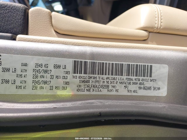1C4RJFAG4JC452598 Jeep Grand Cherokee Laredo E 4x4