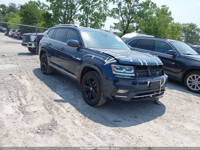 2019 Volkswagen Atlas 3.6l V6 Sel R-line მანქანა იყიდება აუქციონზე, vin: 1V2SR2CA0KC603500, აუქციონის ნომერი: 45628599