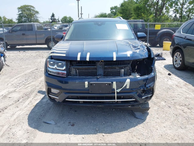 2019 Volkswagen Atlas 3.6l V6 Sel R-line მანქანა იყიდება აუქციონზე, vin: 1V2SR2CA0KC603500, აუქციონის ნომერი: 45628599