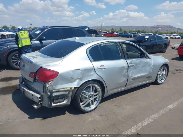 2007 Infiniti G35 Journey მანქანა იყიდება აუქციონზე, vin: JNKBV61E27M728816, აუქციონის ნომერი: 45628635