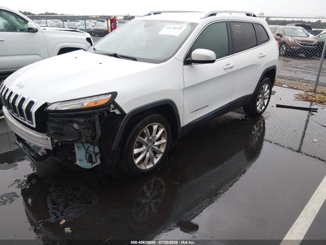 2016 Jeep Cherokee Limited მანქანა იყიდება აუქციონზე, vin: 1C4PJLDB5GW282006, აუქციონის ნომერი: 45628650