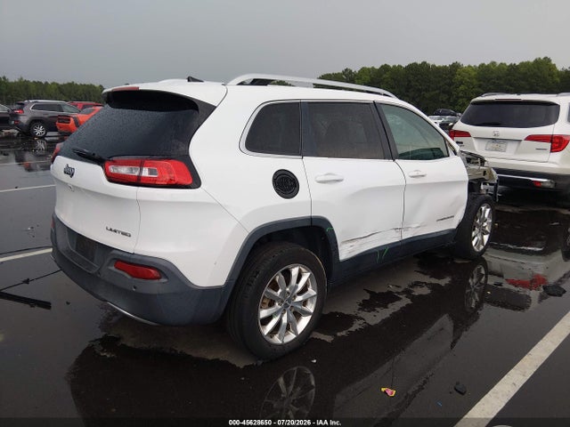 2016 Jeep Cherokee Limited მანქანა იყიდება აუქციონზე, vin: 1C4PJLDB5GW282006, აუქციონის ნომერი: 45628650