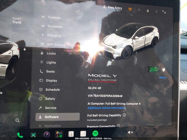 7SAYGDEF5RA309948 Tesla Model Y Performance Dual Motor All-wheel Drive