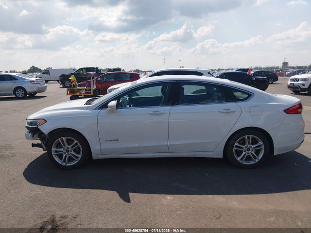 45628754 :رقم المزاد ، 3FA6P0LU4JR277150 vin ، 2018 Ford Fusion Hybrid Se مزاد بيع