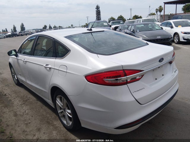 3FA6P0UU6JR100792 Ford Fusion Hybrid S