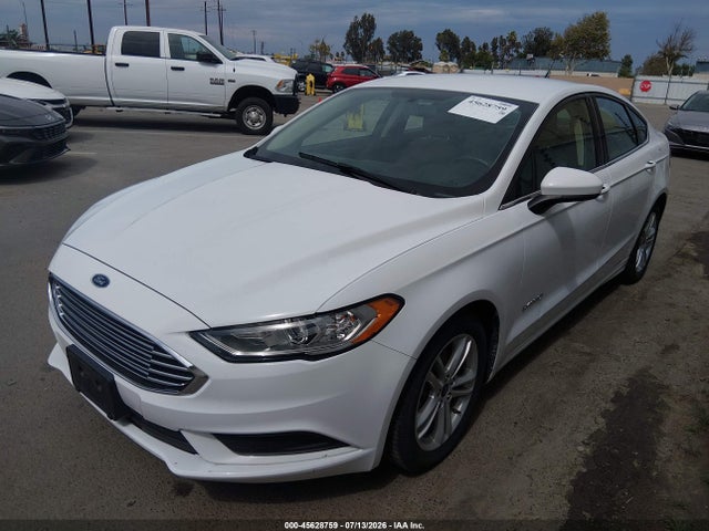3FA6P0UU6JR100792 Ford Fusion Hybrid S