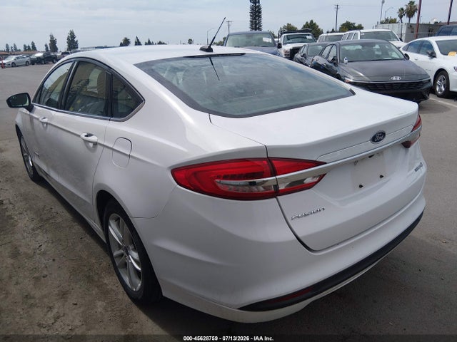 3FA6P0UU6JR100792 Ford Fusion Hybrid S