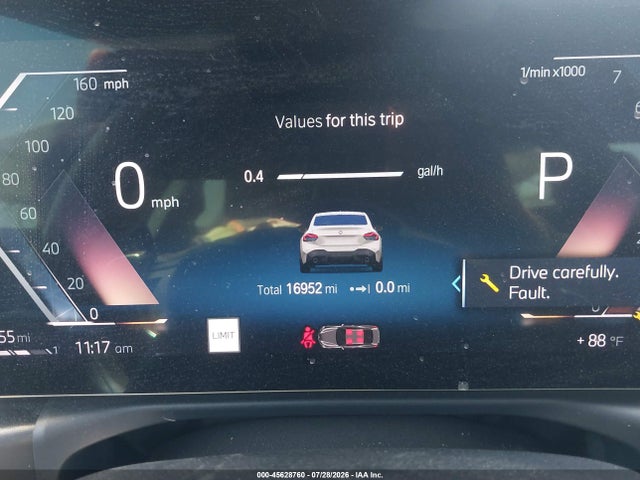 2024 Bmw 230i მანქანა იყიდება აუქციონზე, vin: 3MW23CM06R8E16551, აუქციონის ნომერი: 45628760