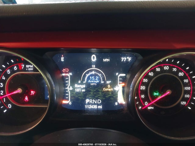 45628765 :رقم المزاد ، 1C4HJXFG5KW594274 vin ، 2019 Jeep Wrangler Unlimited Rubicon مزاد بيع