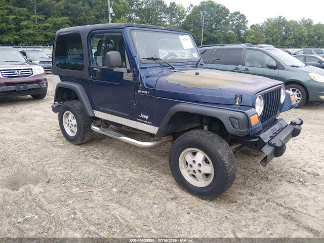 Auction sale of the 2003 Jeep Wrangler Sport, vin: 1J4FA49S13P341898, lot number: 45628955