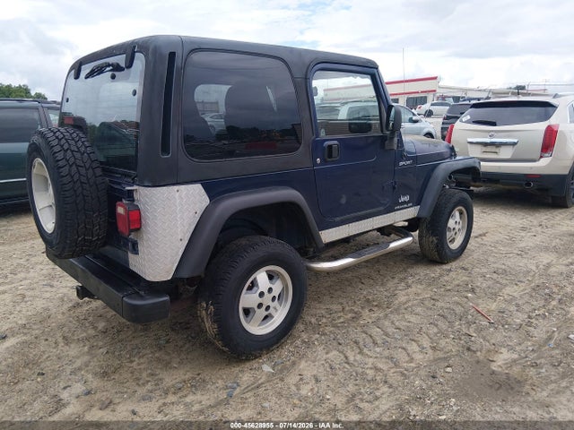 2003 Jeep Wrangler Sport მანქანა იყიდება აუქციონზე, vin: 1J4FA49S13P341898, აუქციონის ნომერი: 45628955