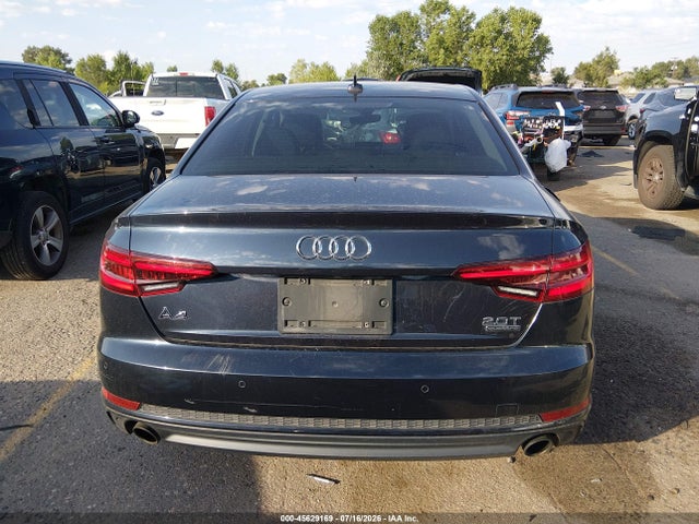 2018 Audi A4 2.0t Premium/2.0t Tech Premium მანქანა იყიდება აუქციონზე, vin: WAUENAF49JN017887, აუქციონის ნომერი: 45629169